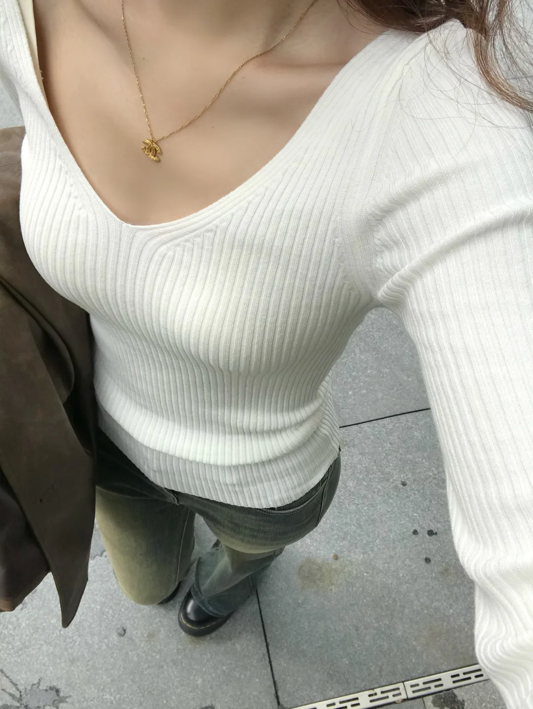 QQ糖同款的打底衫真的好显瘦！