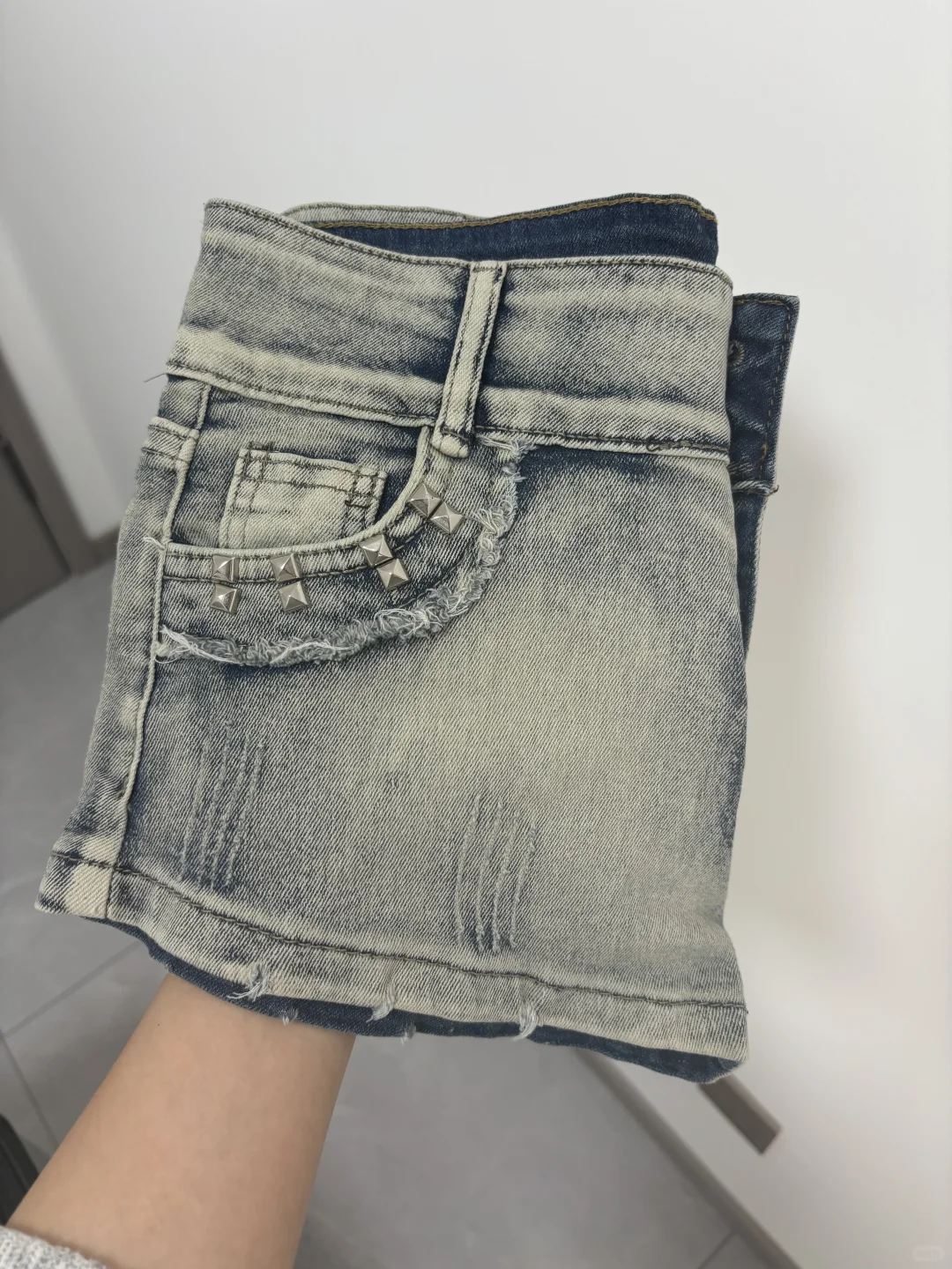 好显腰臀比的辣妹短裤！ju显瘦啊！！