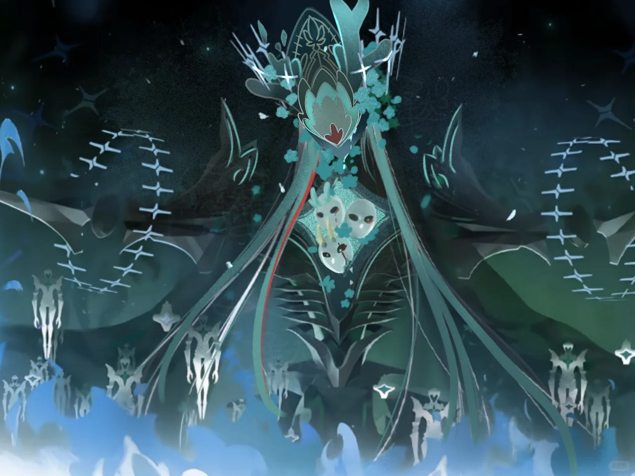 对不…起…没能…保护好你们…（恒）