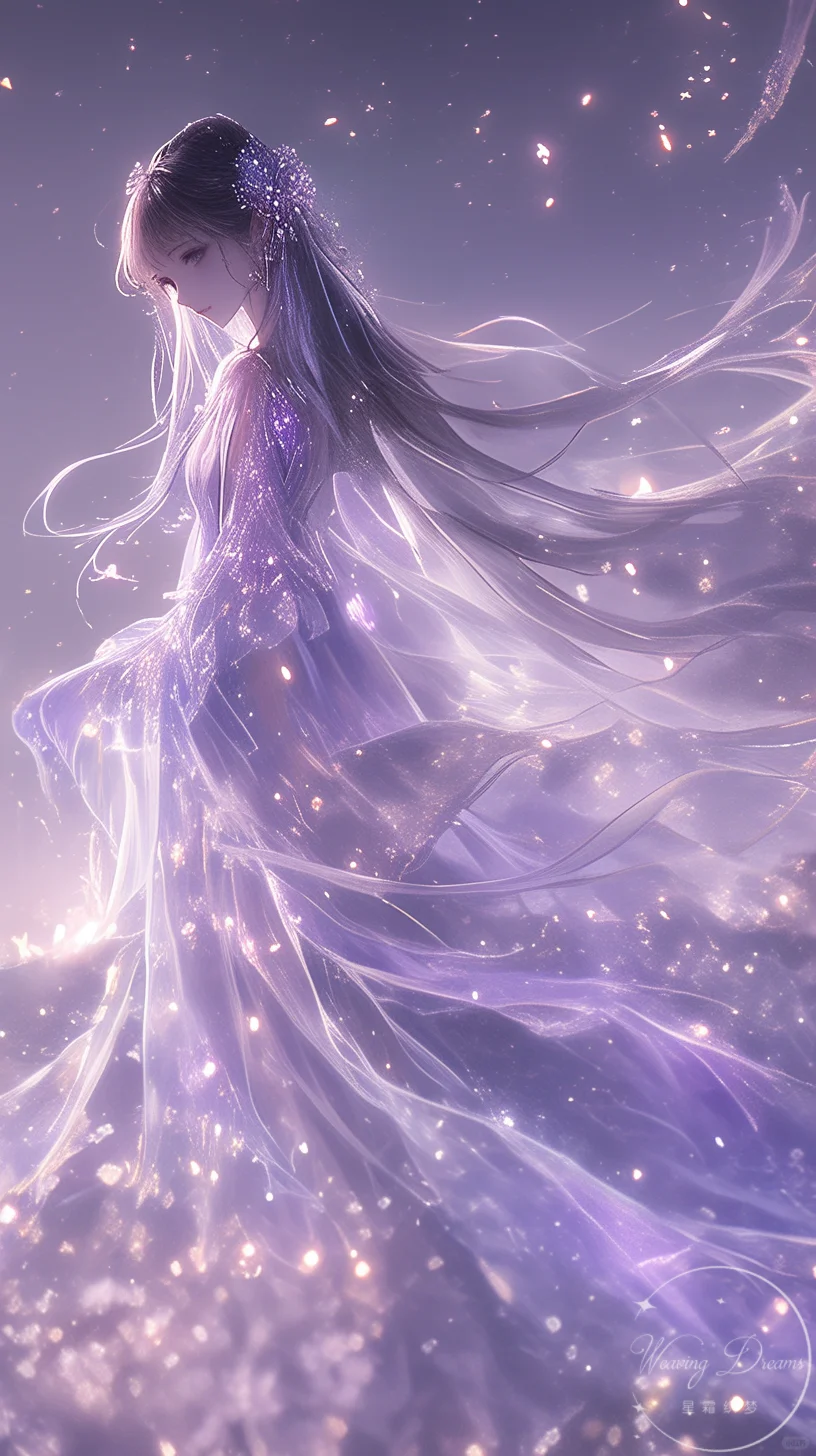 古风少女上线！紫色梦幻壁纸图