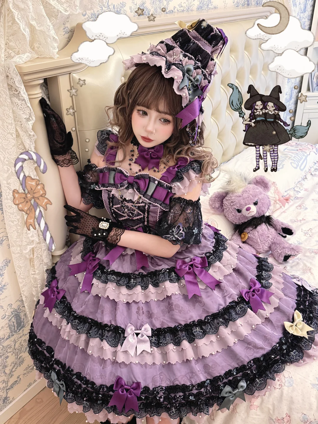 左划帮小魔女变身🔮