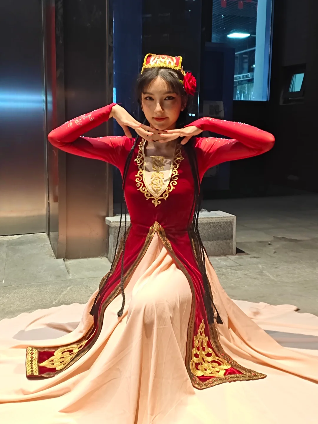 一朵娇艳的石榴花