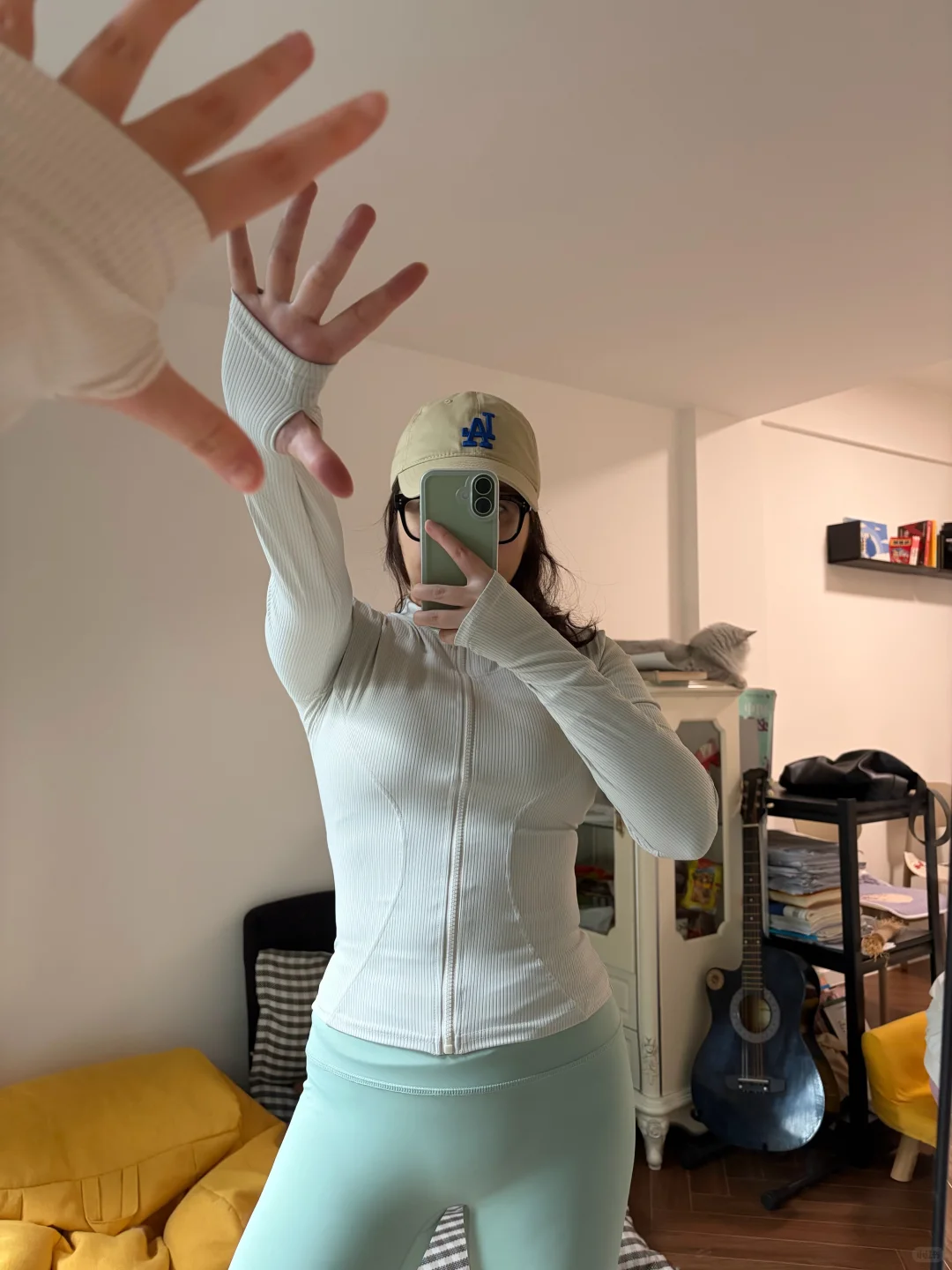 秋冬也要运动、瑜伽裤穿起来