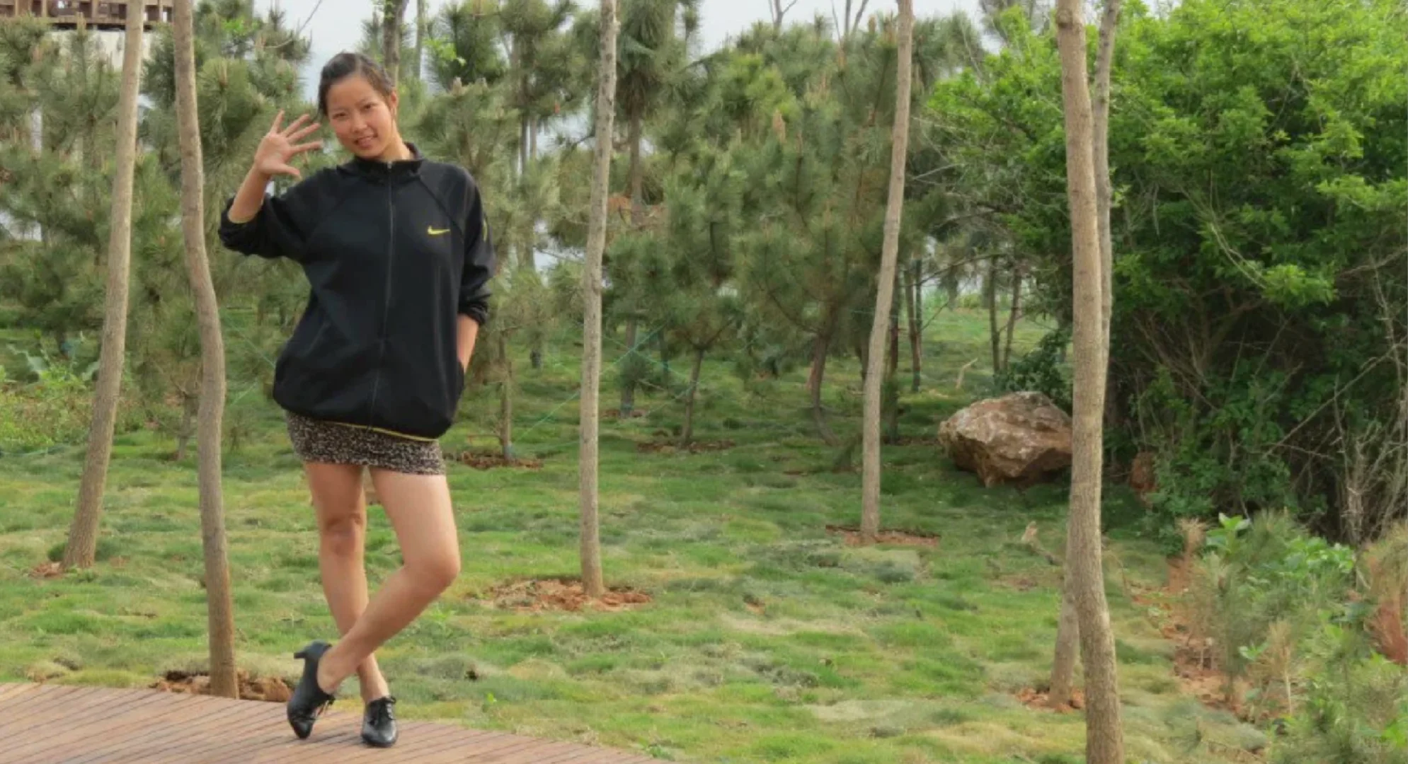 老照片，游玩（公园）反差熟女（353/500）