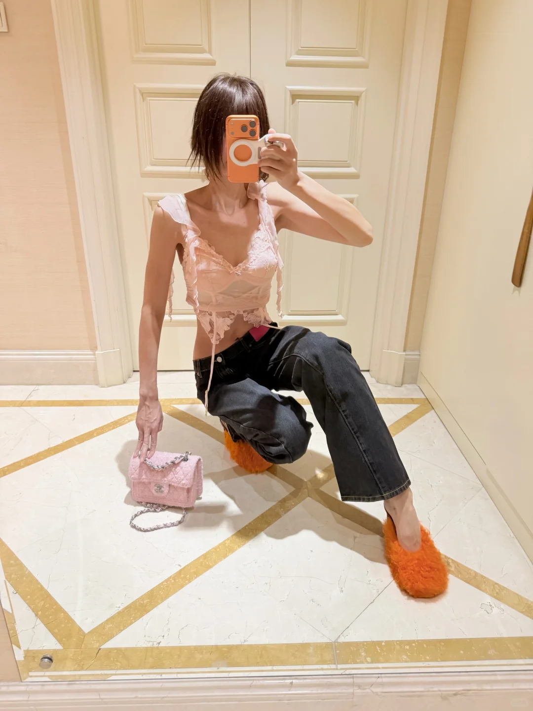 蕾丝粉🩷ootd🤳🦋