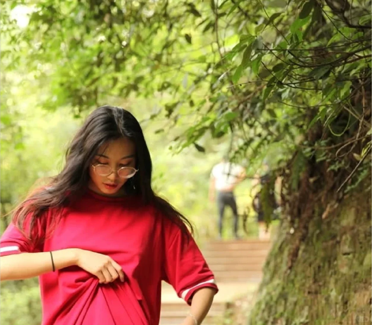 老照片，游玩（公园）反差熟女（352/500）