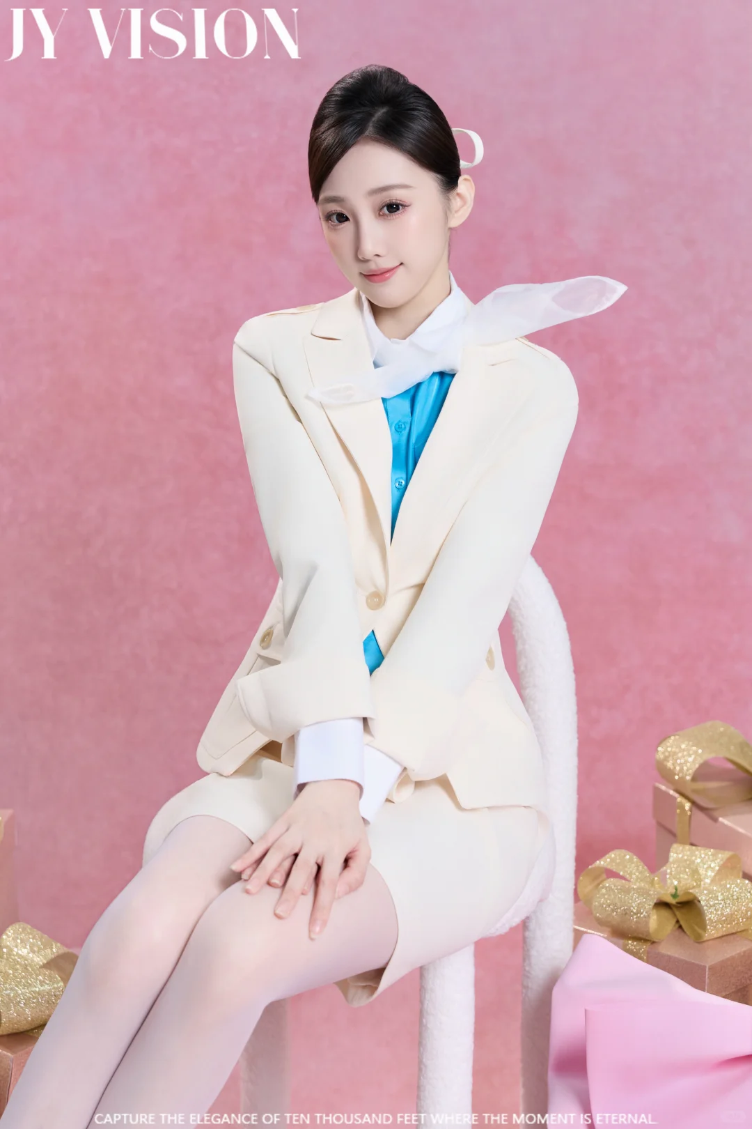 拜托！这才叫“韩系制服写真”💎大韩航空好美