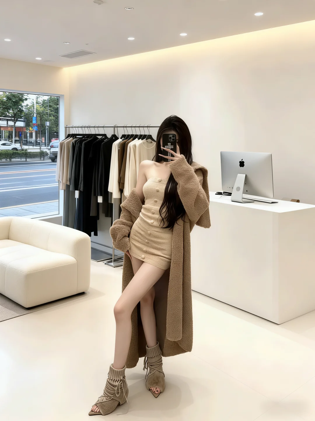 胶片氛围感的约会穿搭～