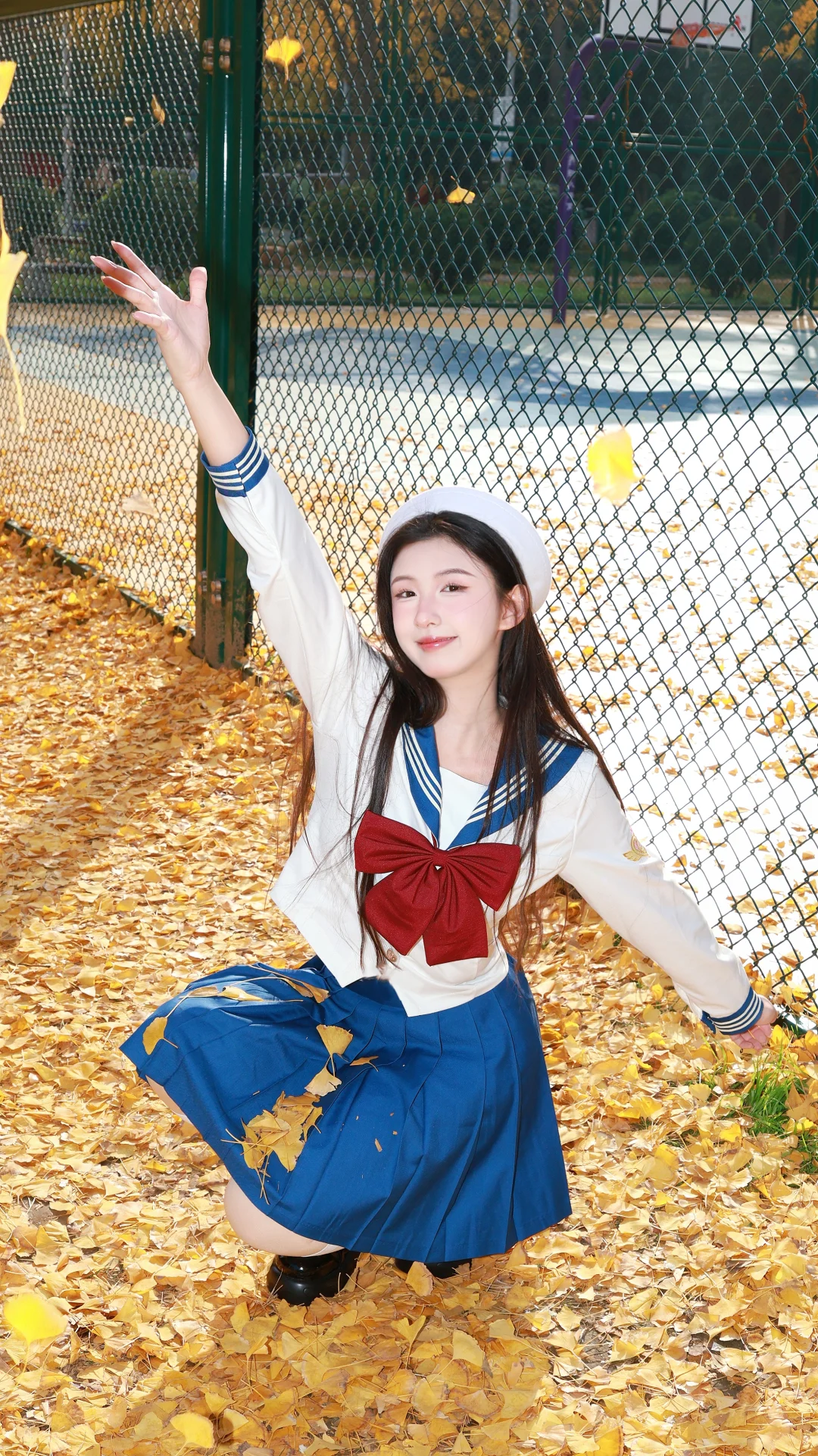 银杏跟jk更配哦~