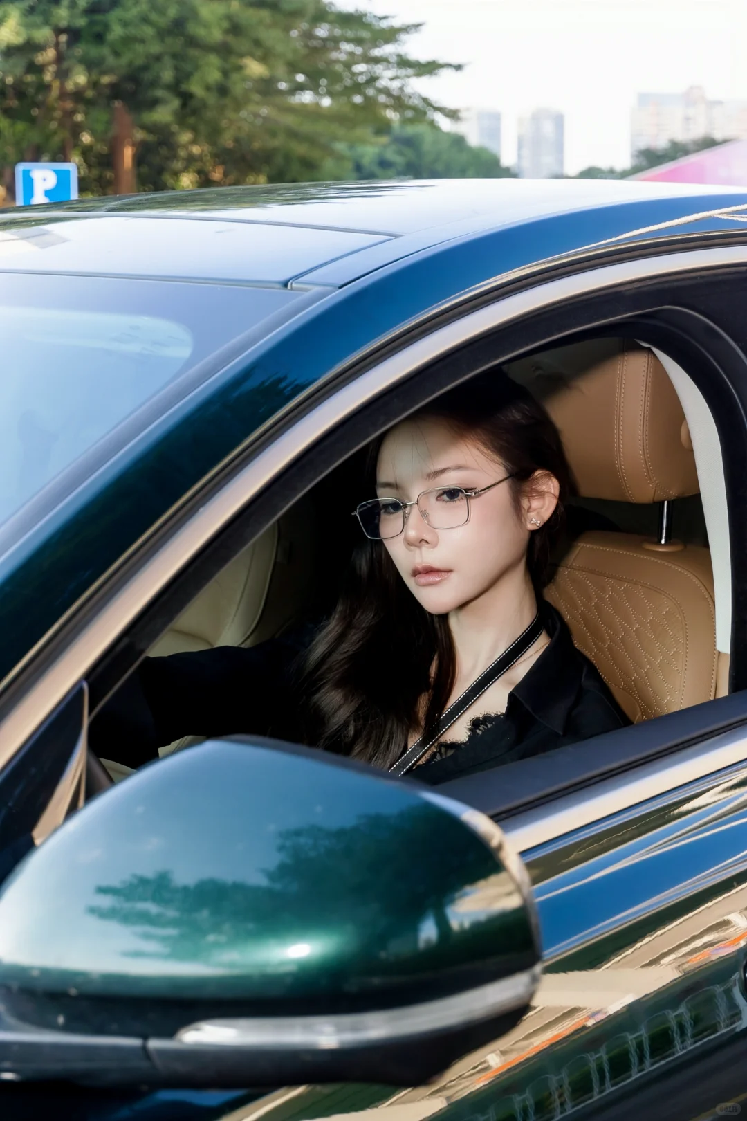 会开车还会修车，让她做你的秘书你愿意吗