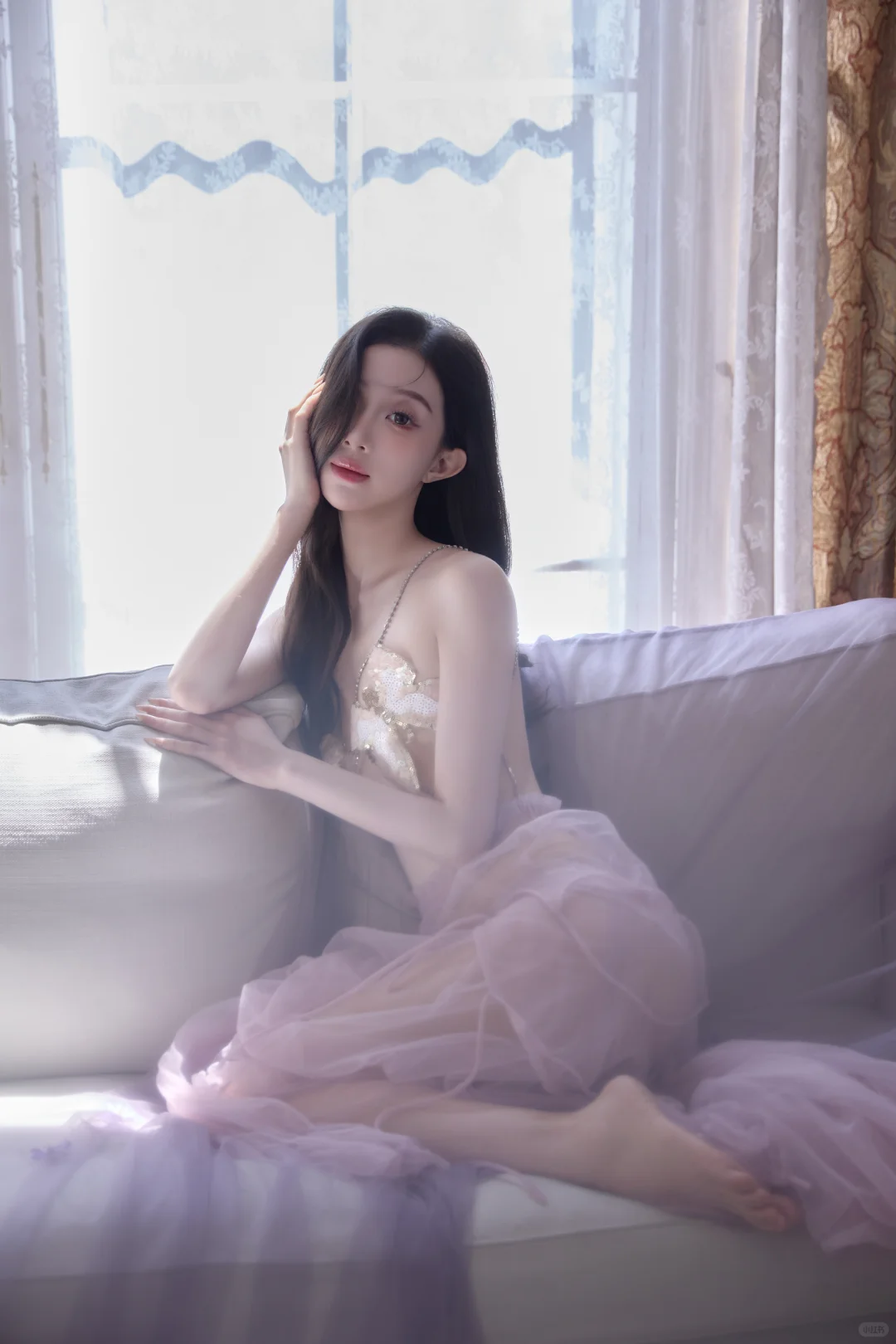 时隔三年再拍轻私房 这次是温柔的紫色💜