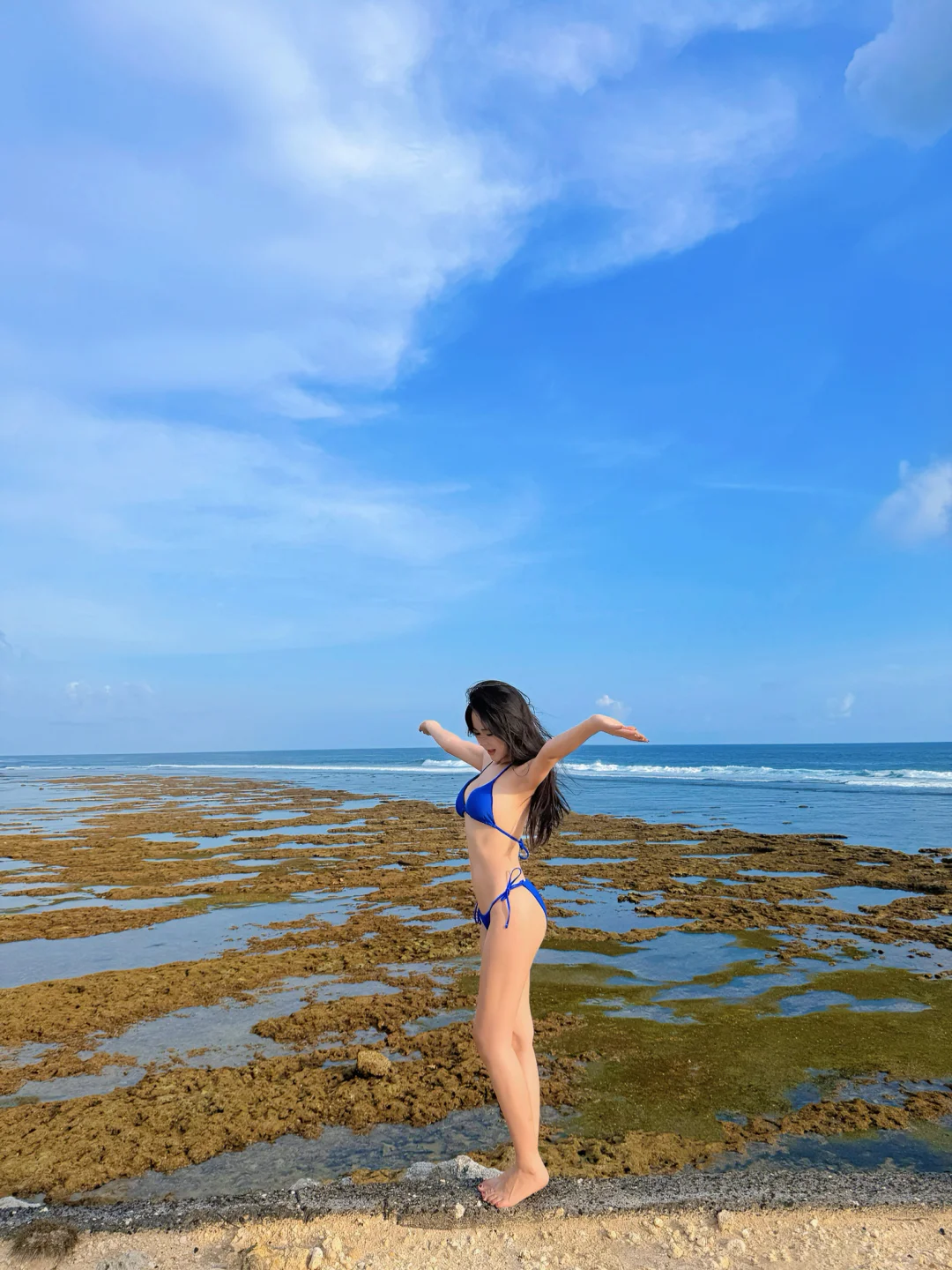 🇮🇩Melasti Beach｜氛围感海岛女孩💙