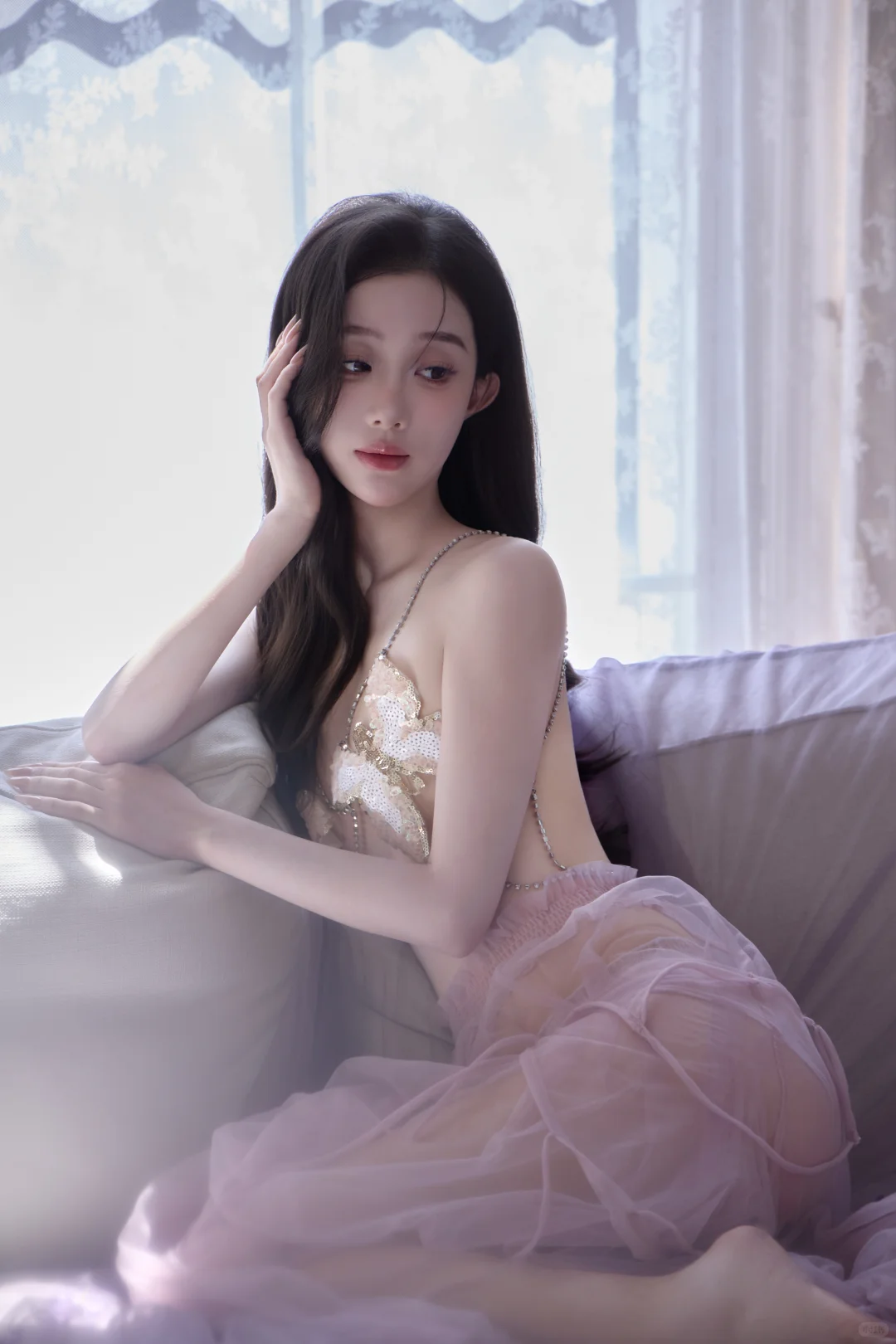 时隔三年再拍轻私房 这次是温柔的紫色💜