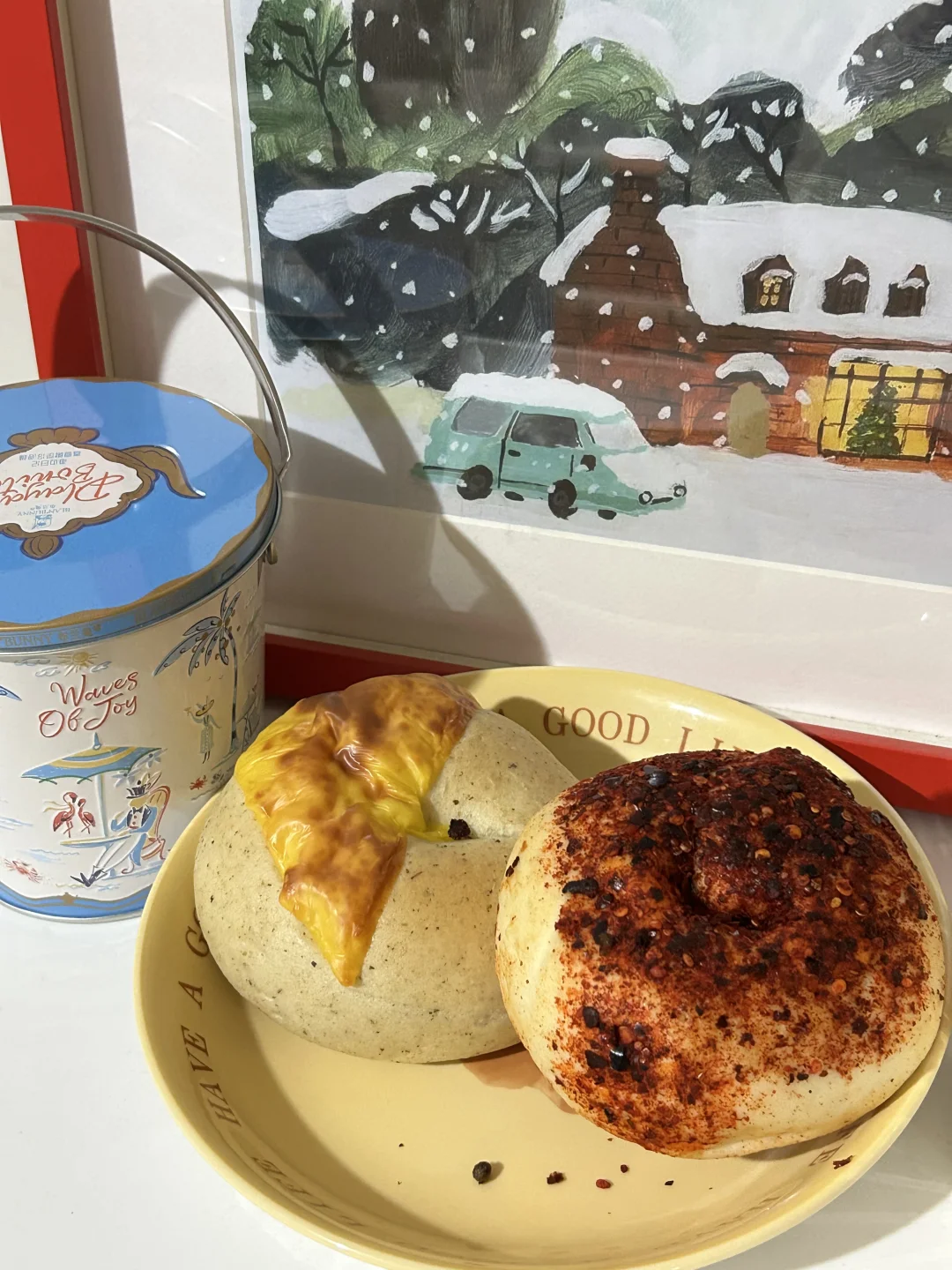 这些贝果🥯是来报恩的吧‼️太香了😭