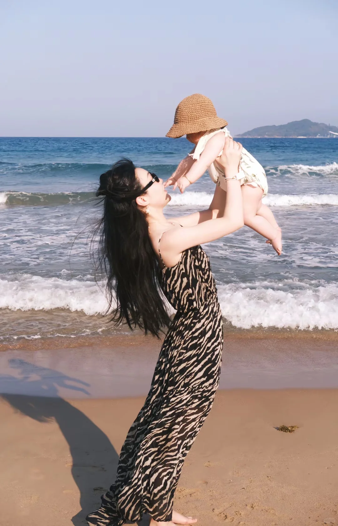 🌊带宝宝去海边拍到的第一组人生照片～