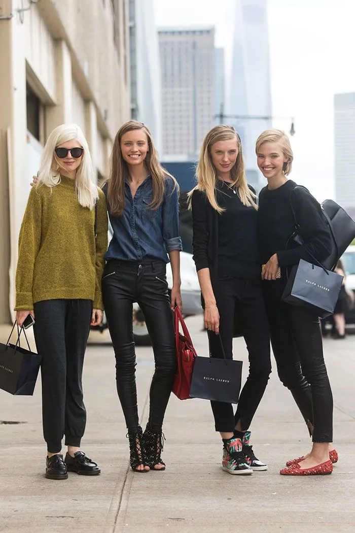 很怀念以前的时装周超模街拍