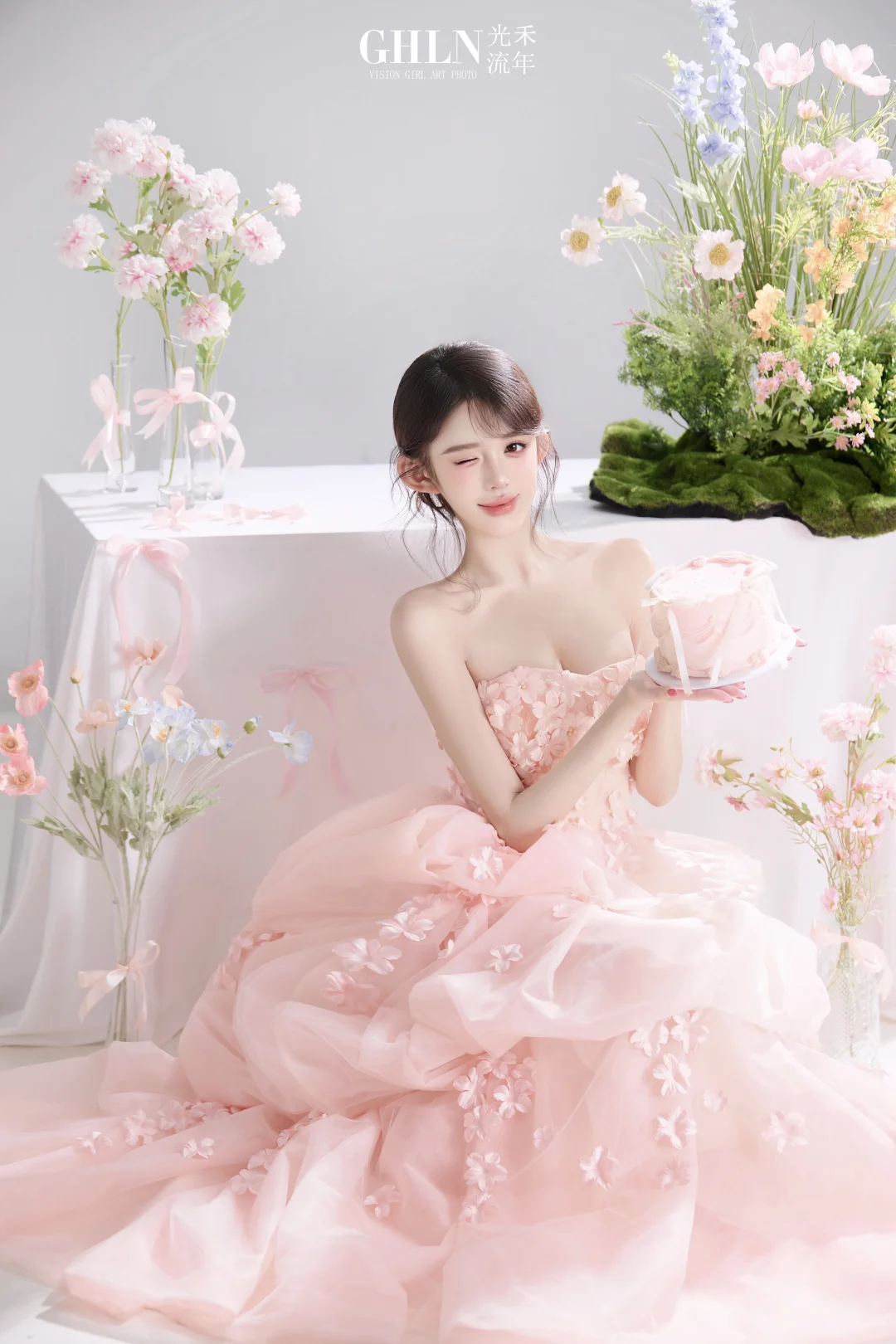 拍到了春日版金智媛🫧韩系氧气感花漾写真🌸