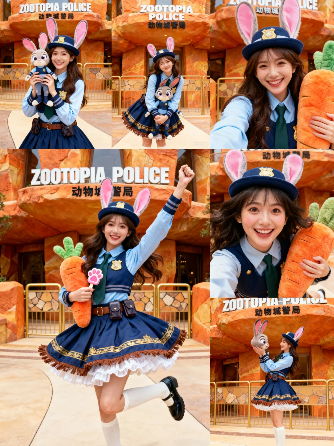 Ai写真●怎样0元生成迪士尼甜心警官写真？