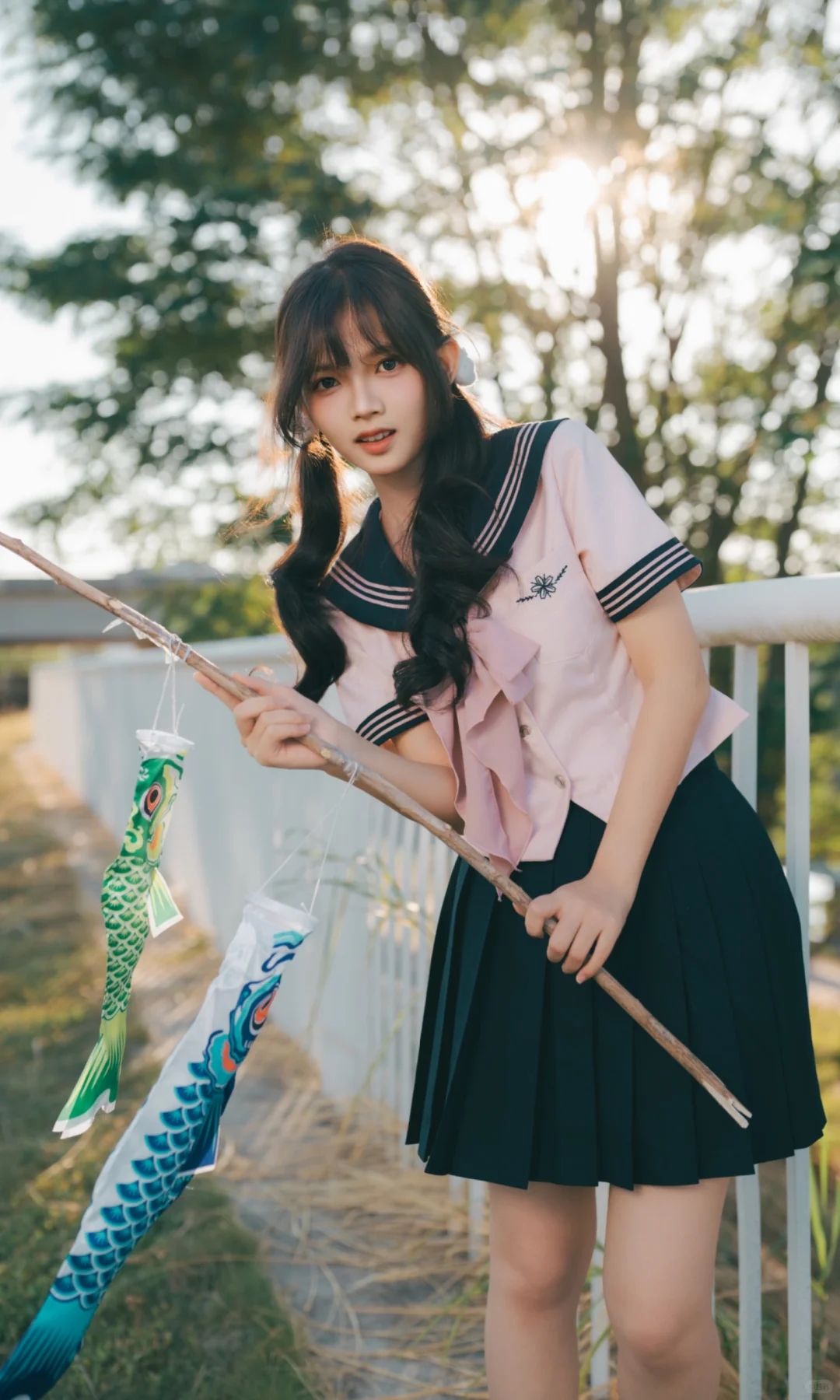 抓鲤鱼的限定氛围感📸️