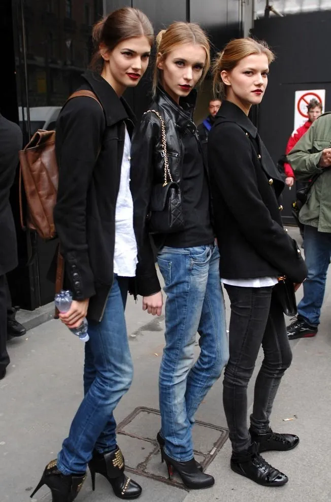 很怀念以前的时装周超模街拍