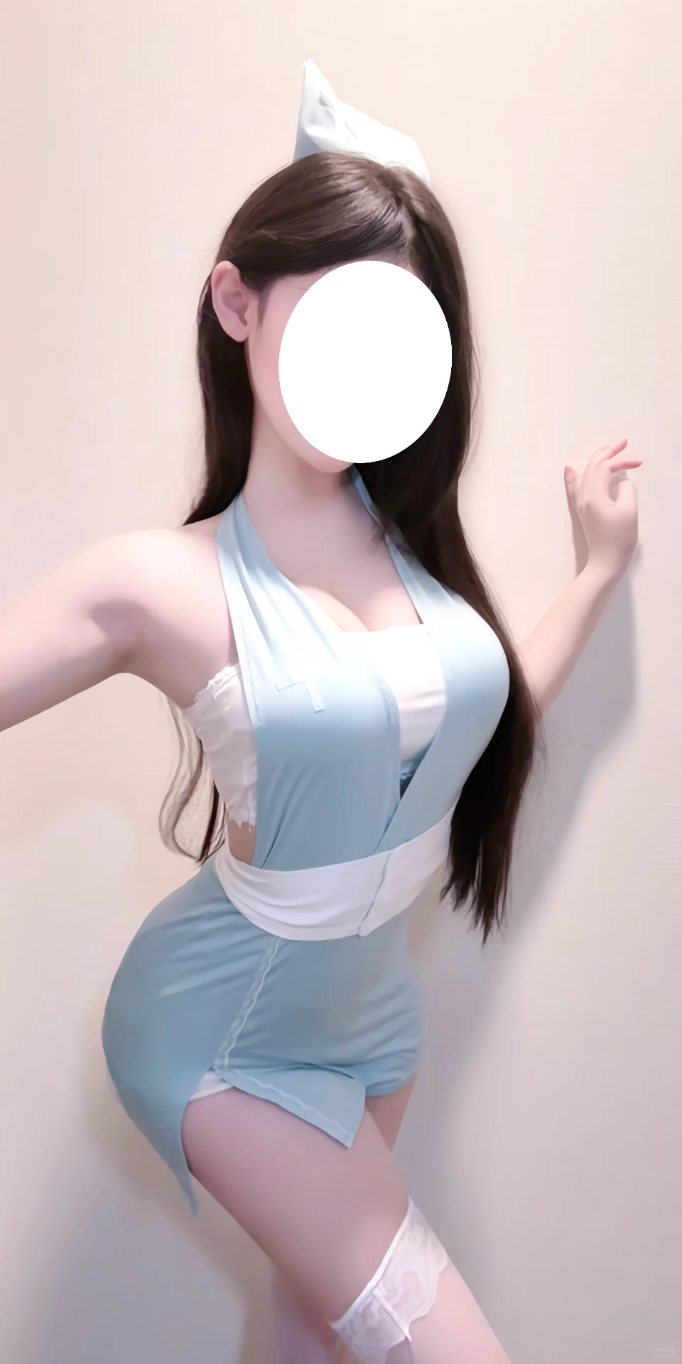 Cos 一下纯欲护士🧑‍⚕️ 咱的腰臀比绝绝子