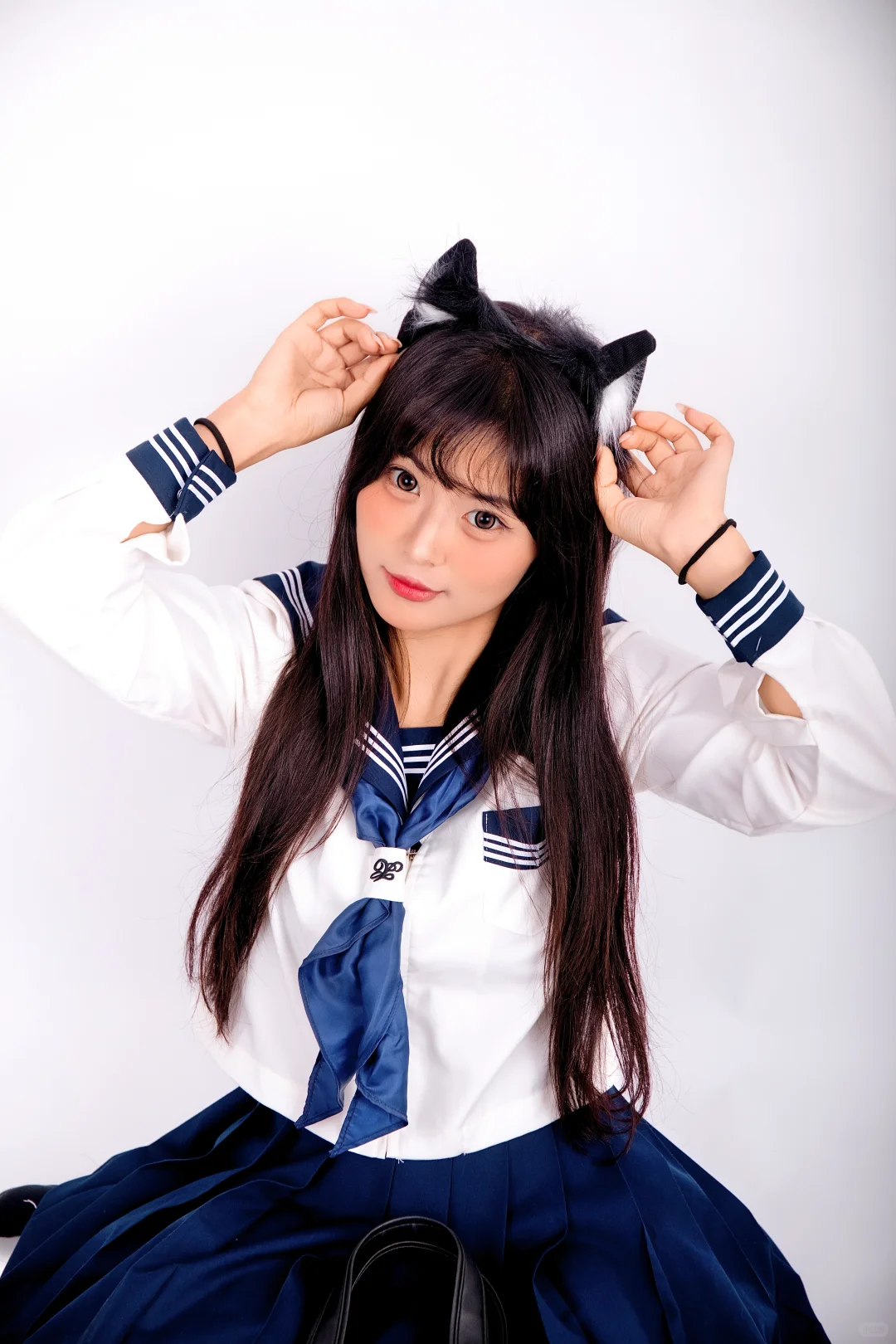 ✨超元气jk少女拍照姿势分享！