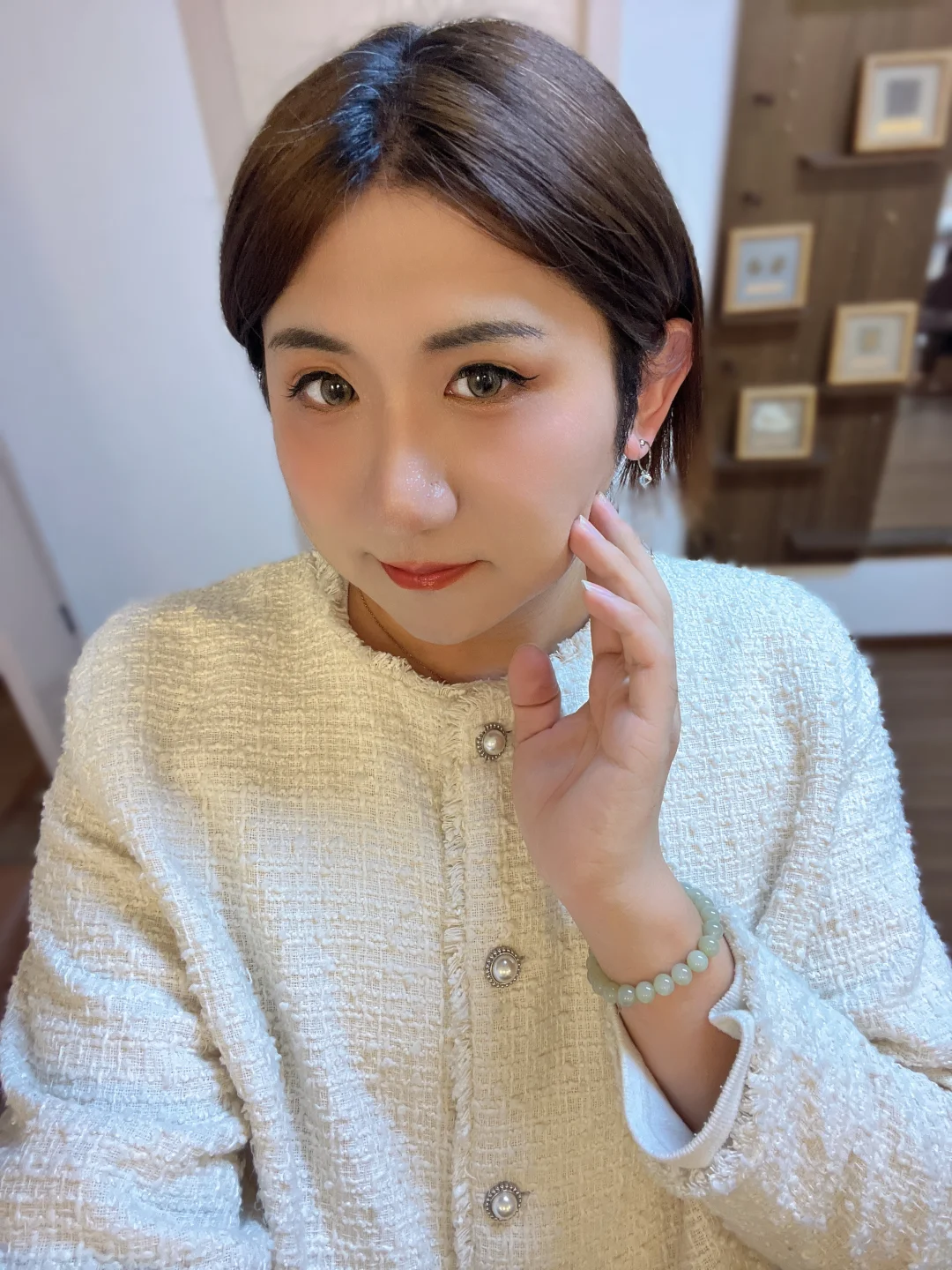 该轮到自己臭美了～