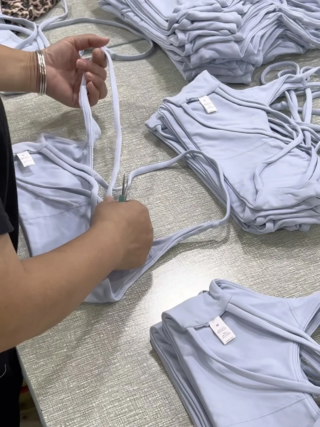 瑜伽服发货实拍！超工认证，支持小单快返