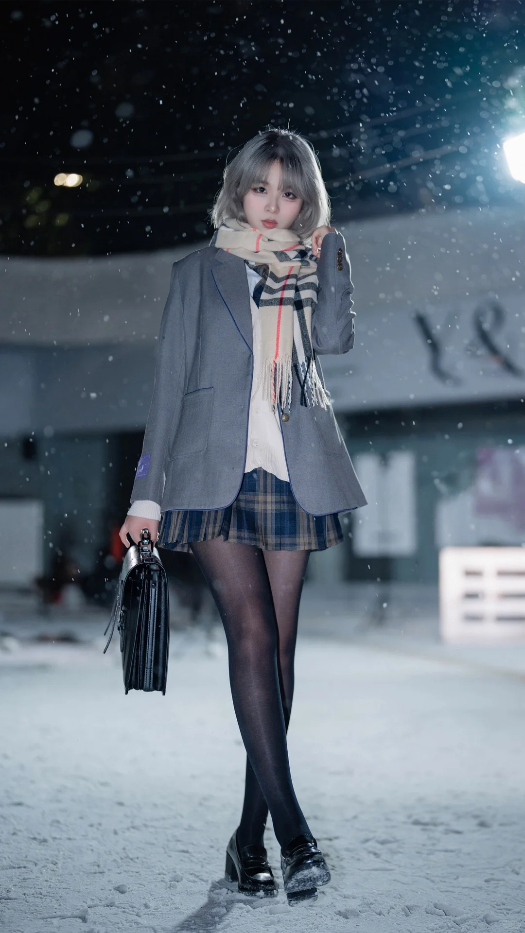 拍到了日剧同款雪景