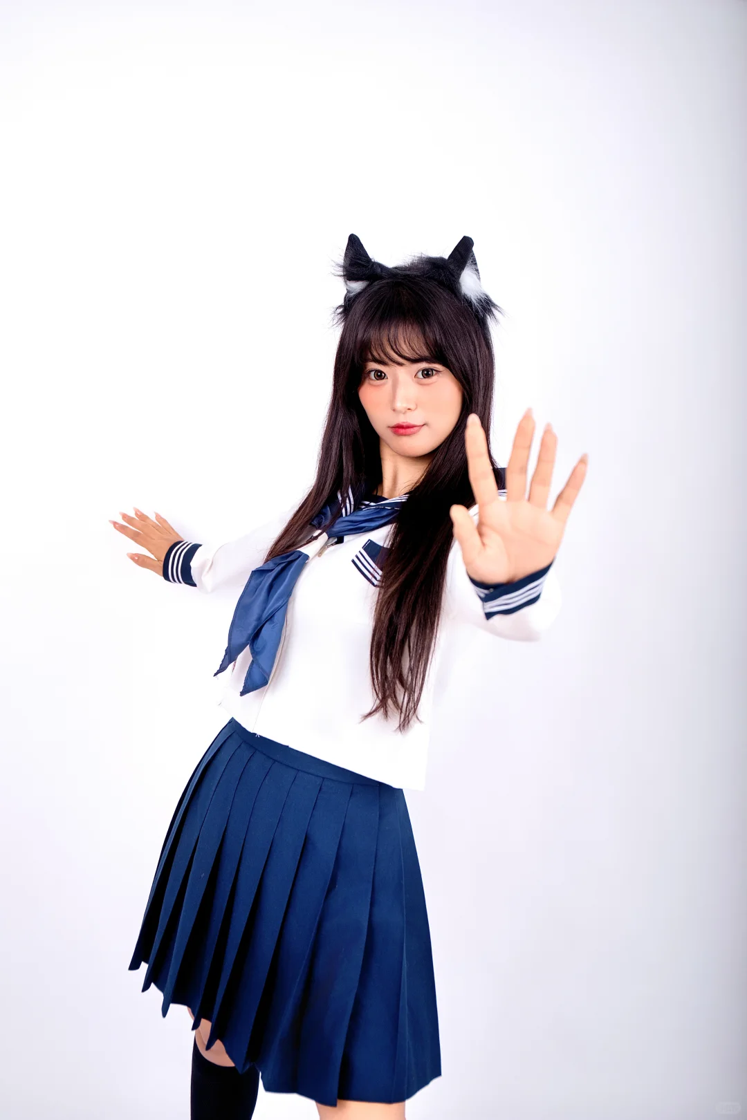 ✨超元气jk少女拍照姿势分享！