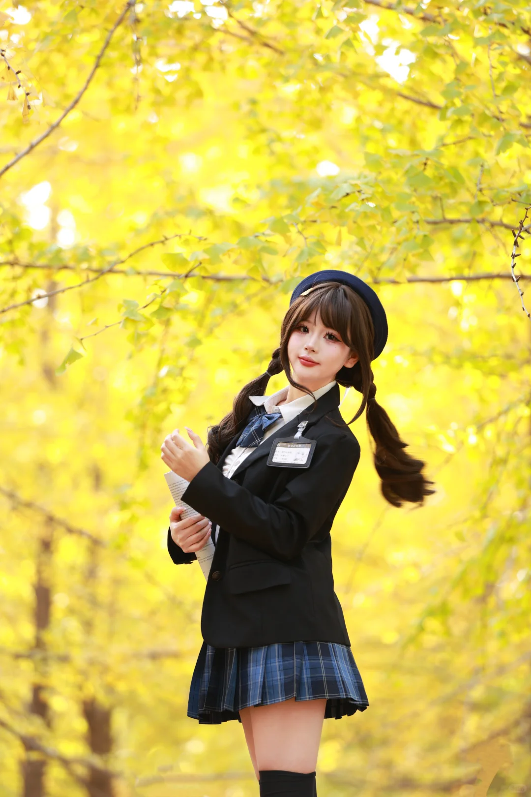 11.16实拍华科银杏jk绝美（可约拍丝）