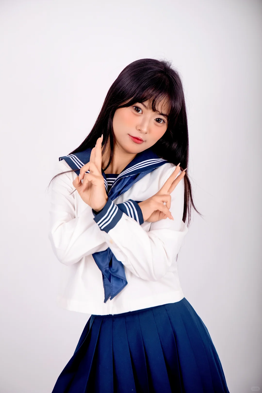 ✨超元气jk少女拍照姿势分享！