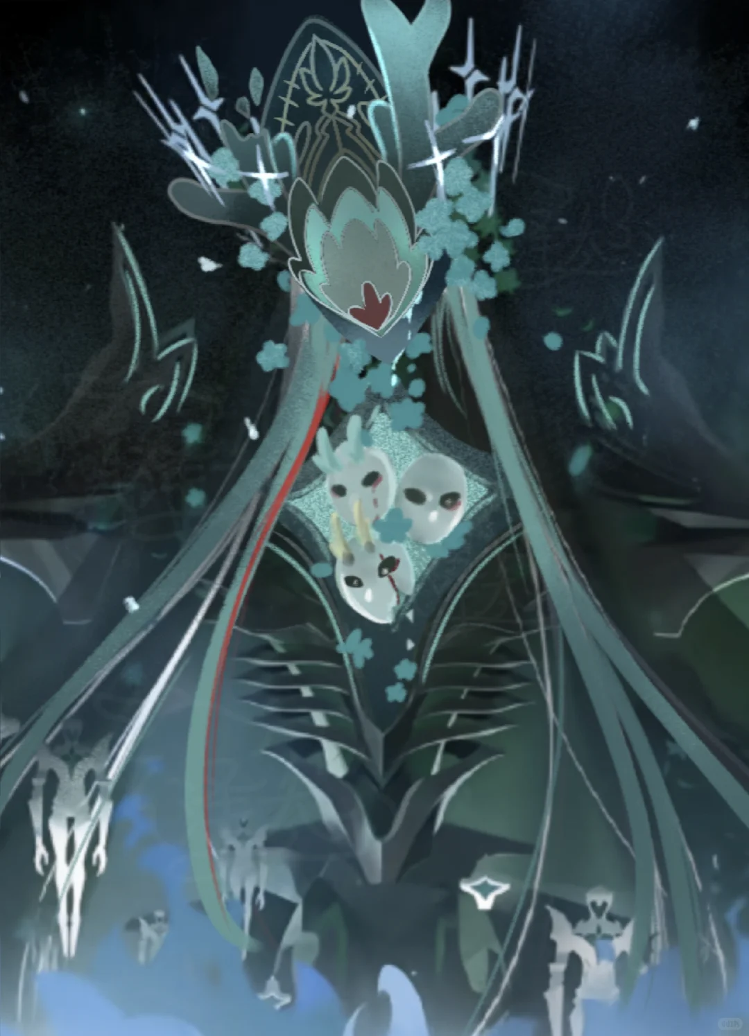 对不…起…没能…保护好你们…（恒）