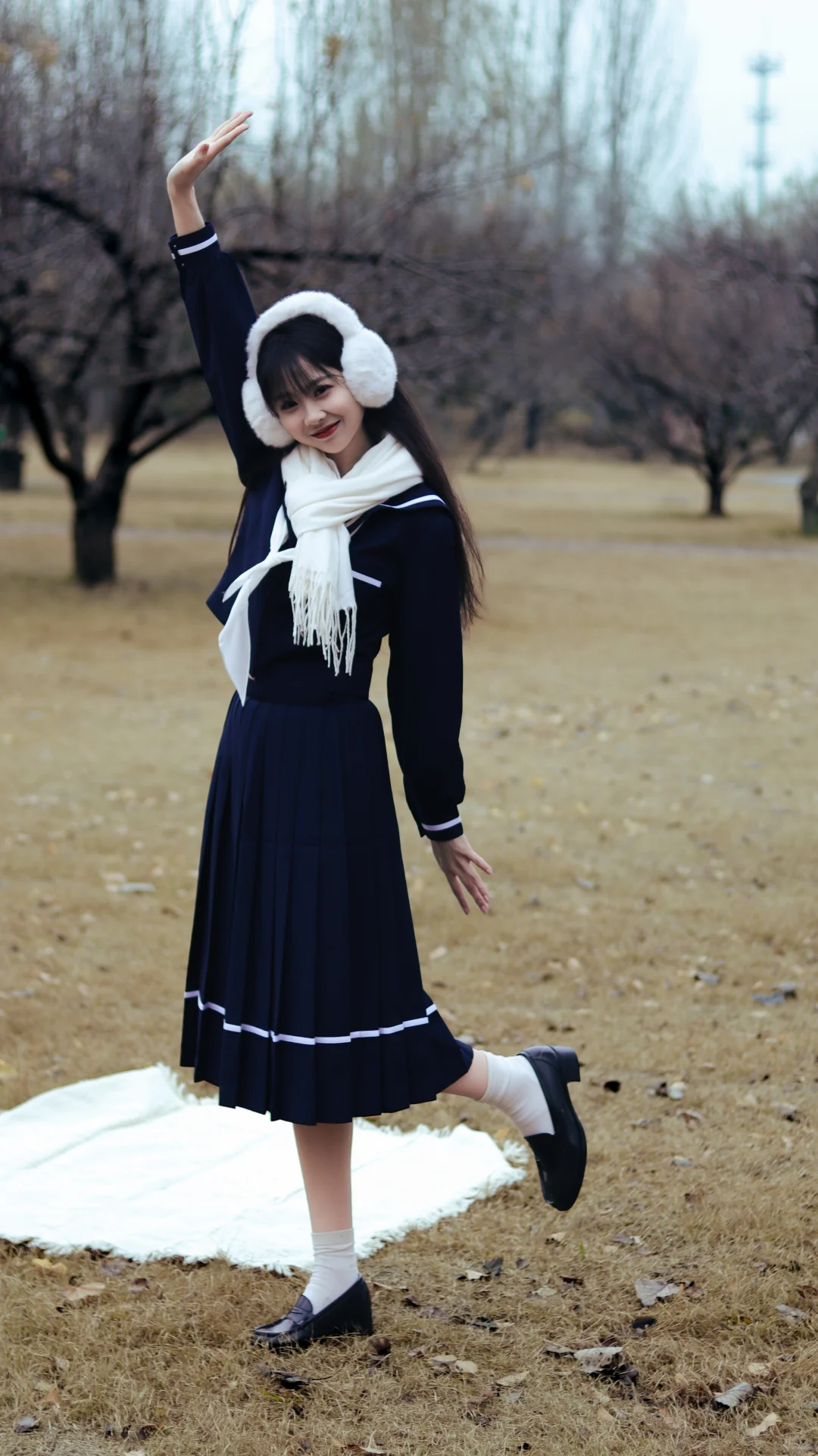 冬日写真动作之jk❄️