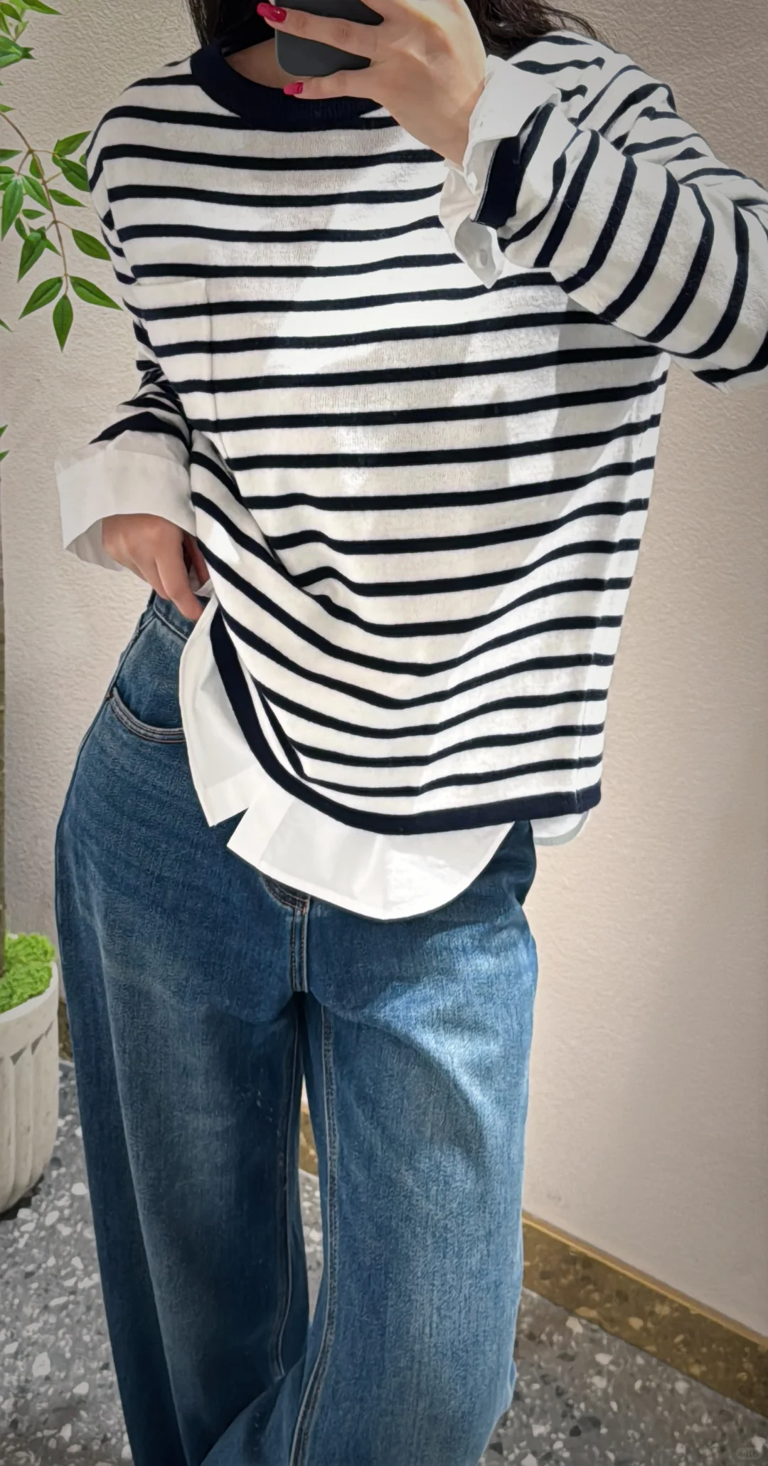 简简单单的条纹衫，yyds