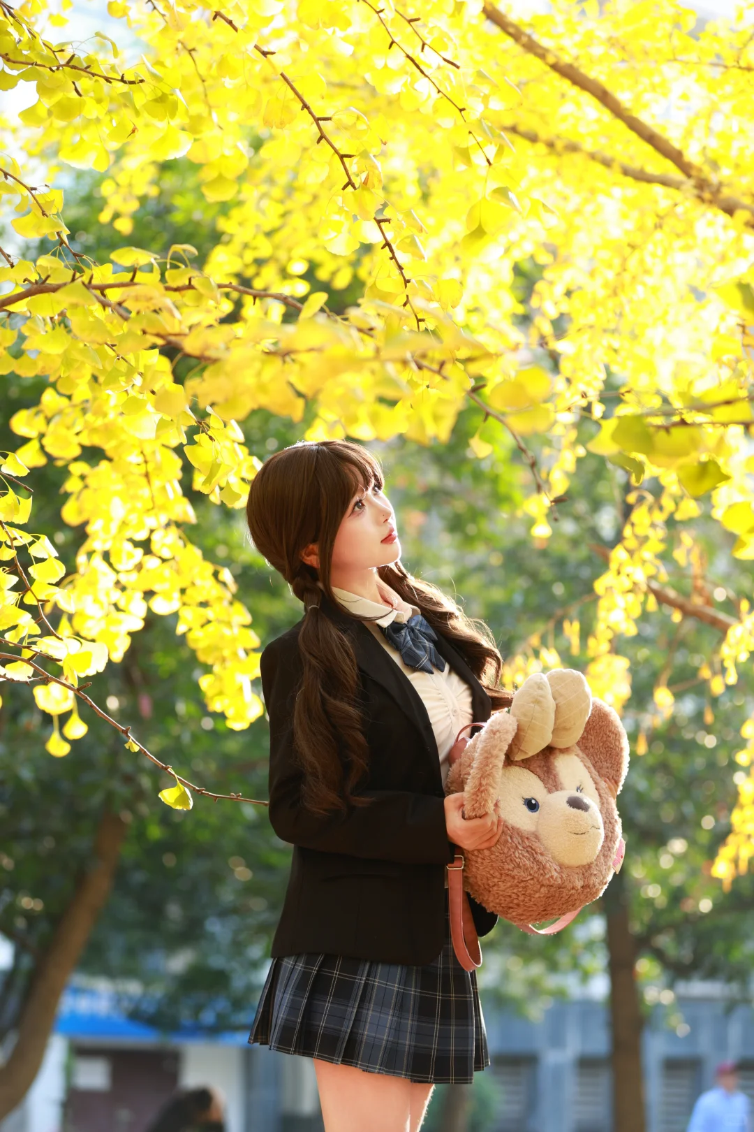 11.16实拍华科银杏jk绝美（可约拍丝）