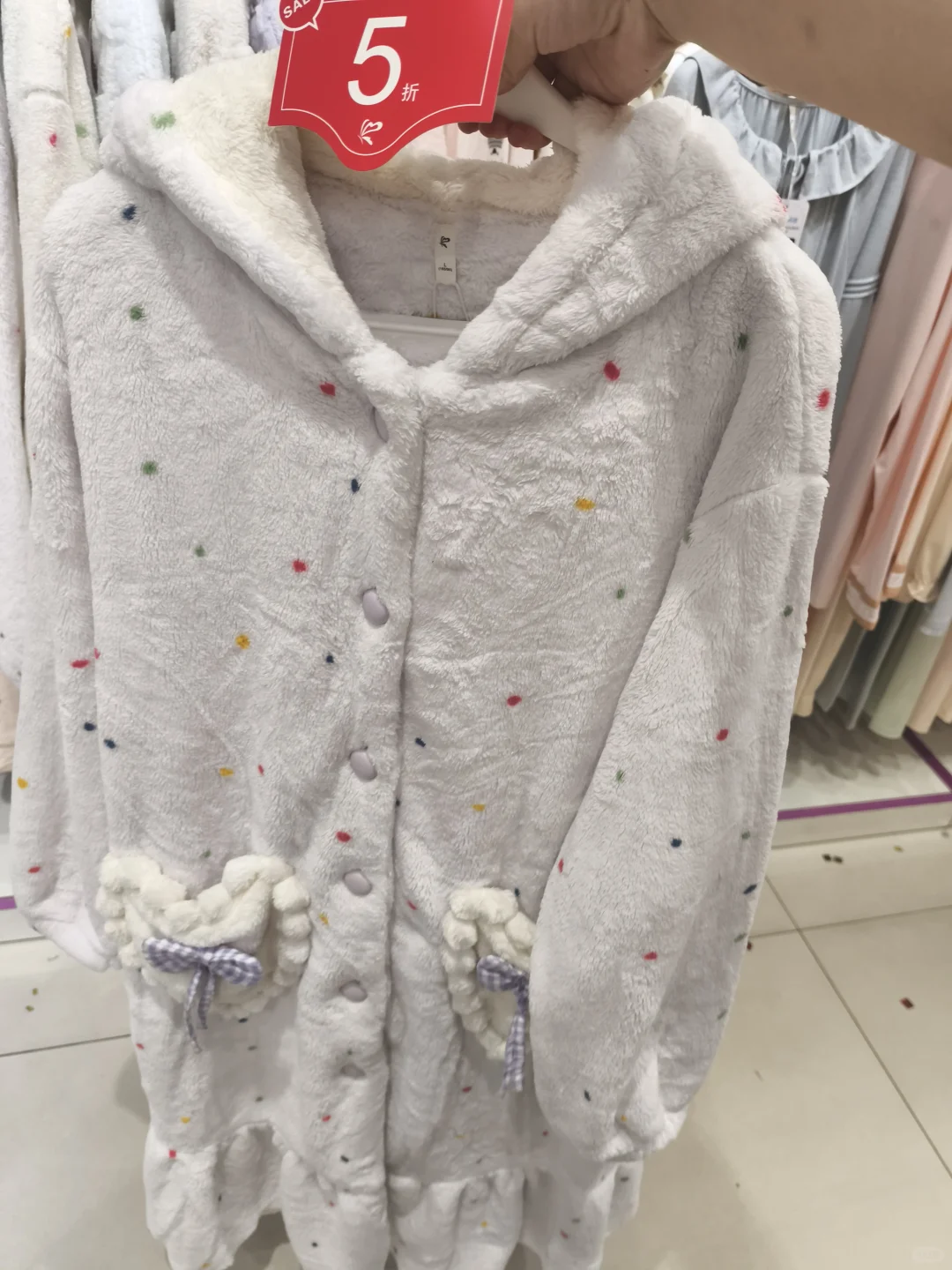 罗丽丝冬季厚睡衣