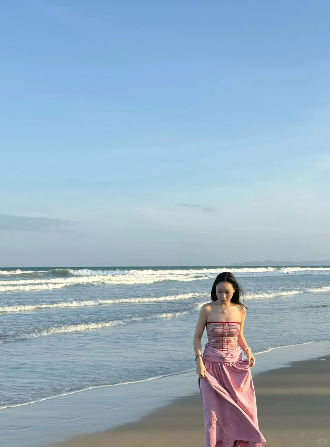 分享粉色系海岛穿搭～