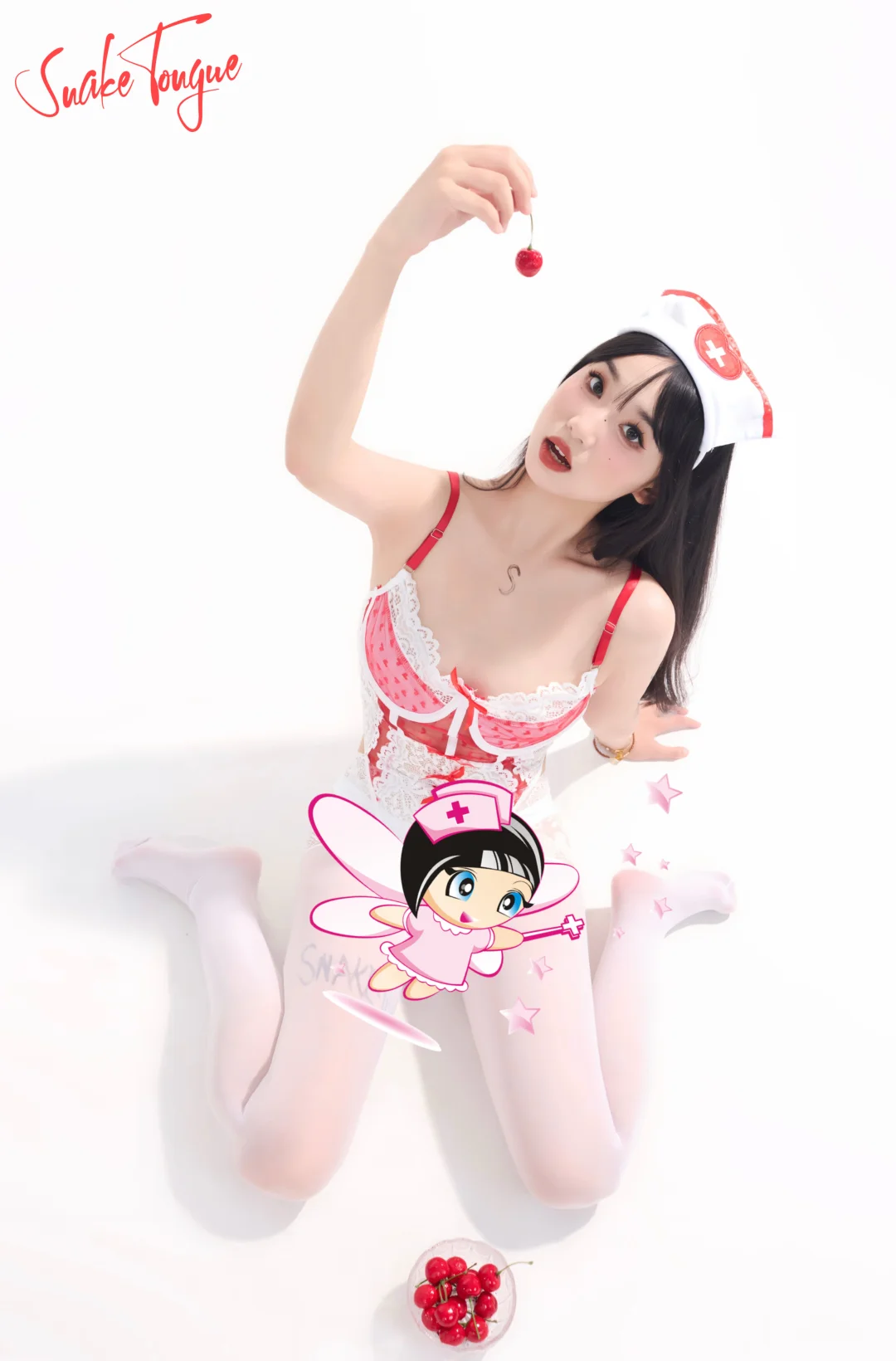 SnakeTongue飞天女护|樱桃草莓奶油蛋糕🤍