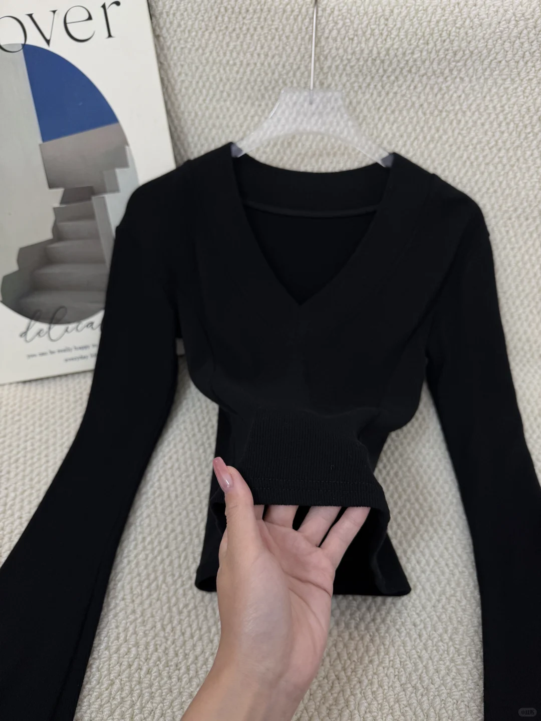 好喜欢这件小上衣！穿出来直角肩的感觉！！