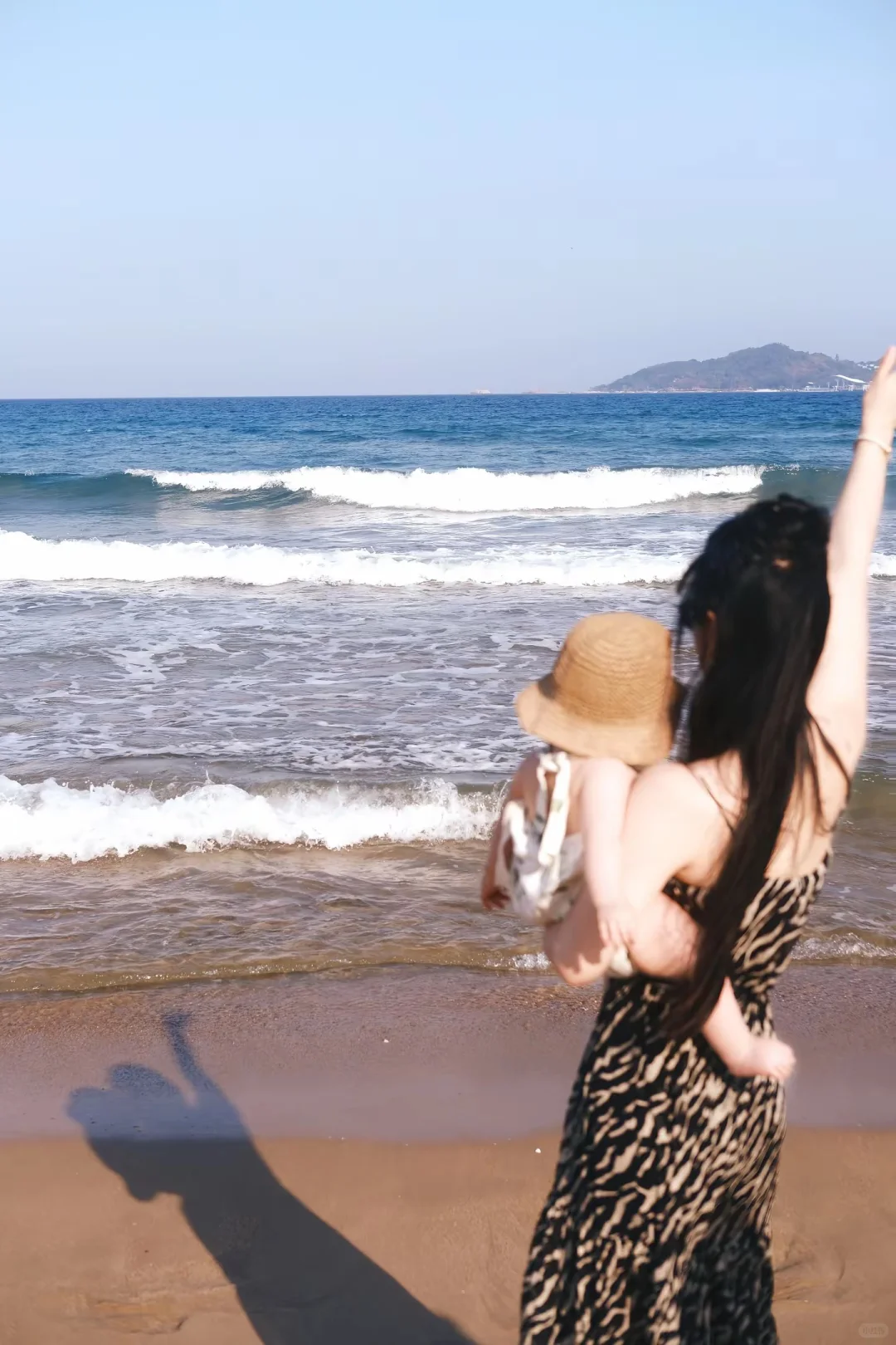 🌊带宝宝去海边拍到的第一组人生照片～