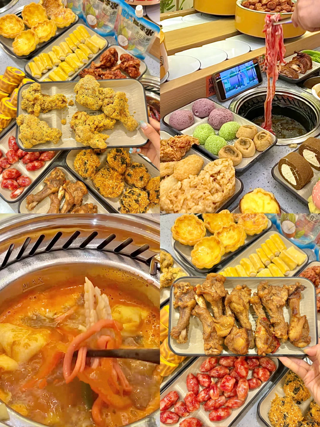 拜见郑州自助大王！左火锅右烤肉的快乐！