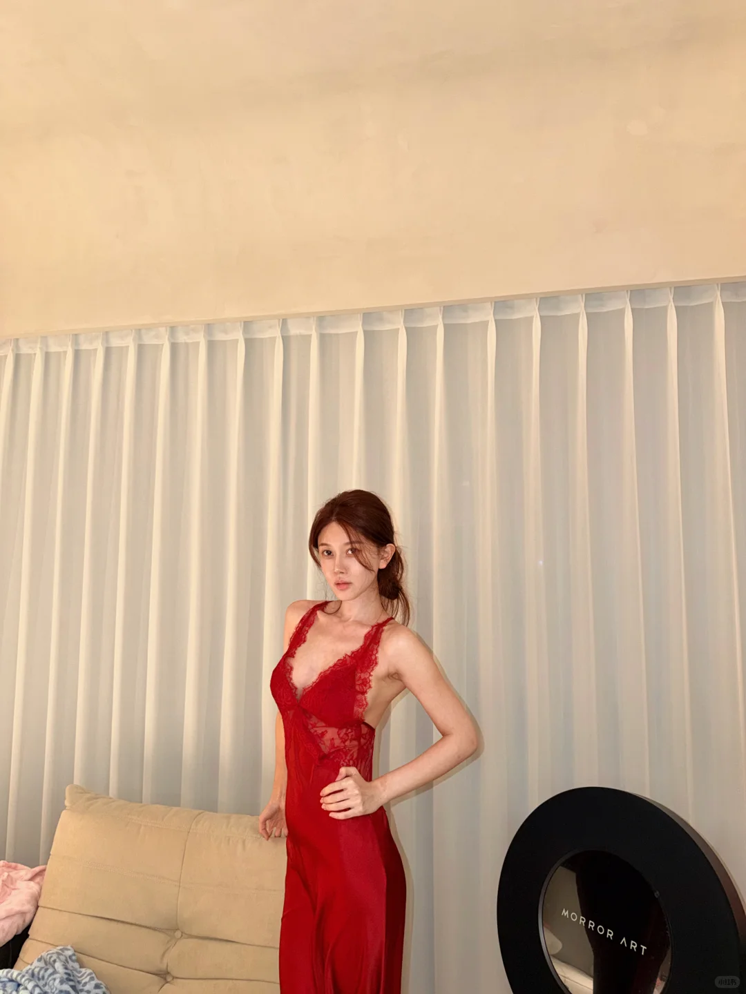 维秘睡裙你就穿吧 一穿一个粘身上