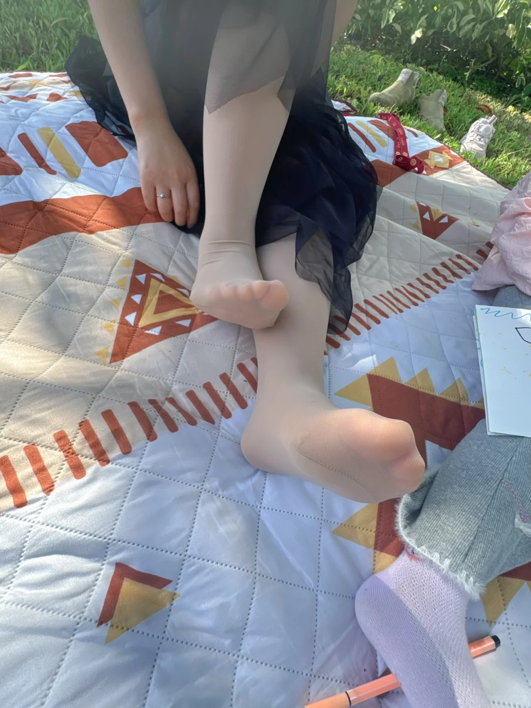 秋高气爽，正是穿丝袜的季节