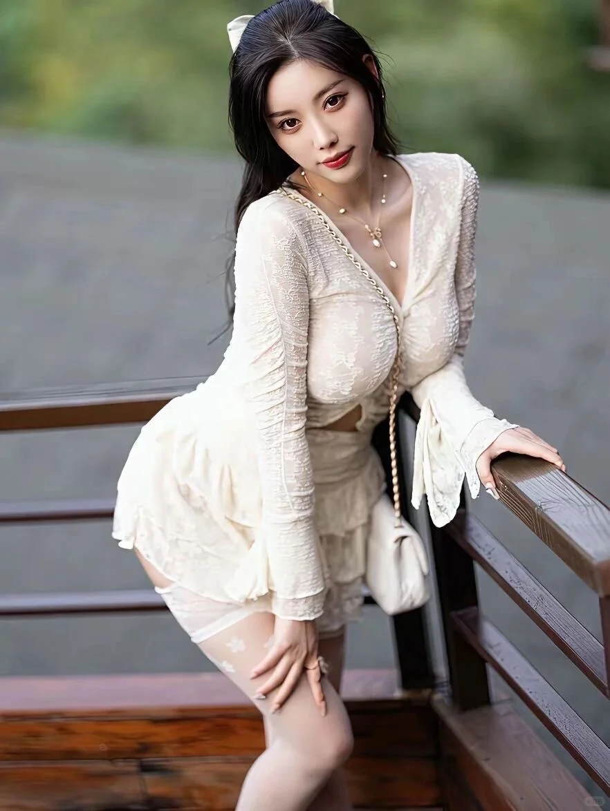 夕阳印射在脸上