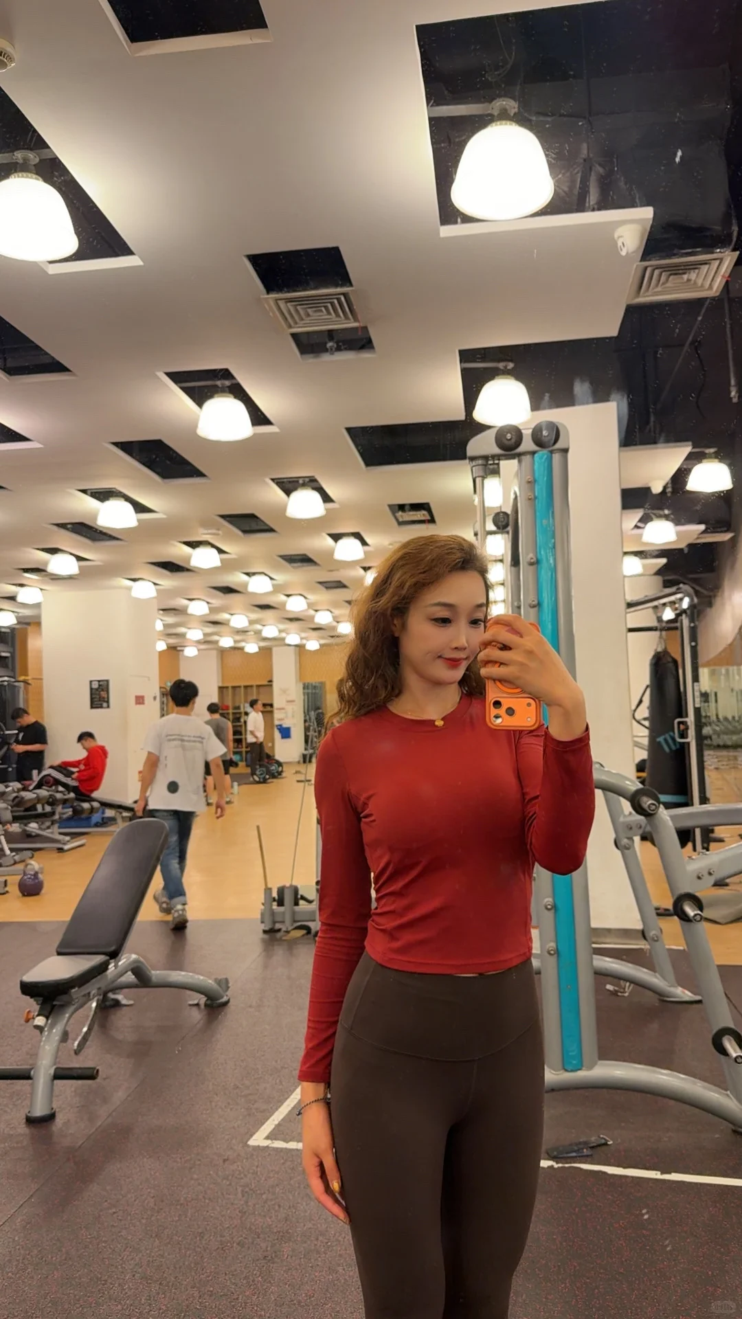 练完健身直接拍！