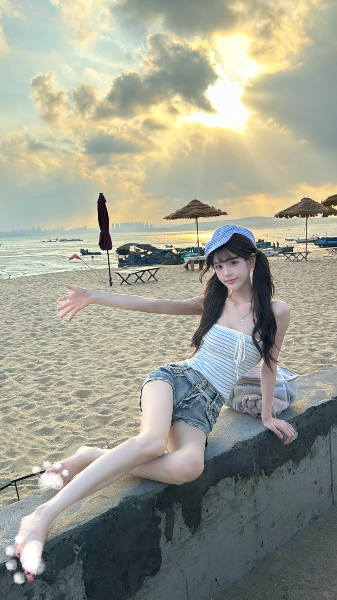 存一些海边拍照姿势🏖️🫧