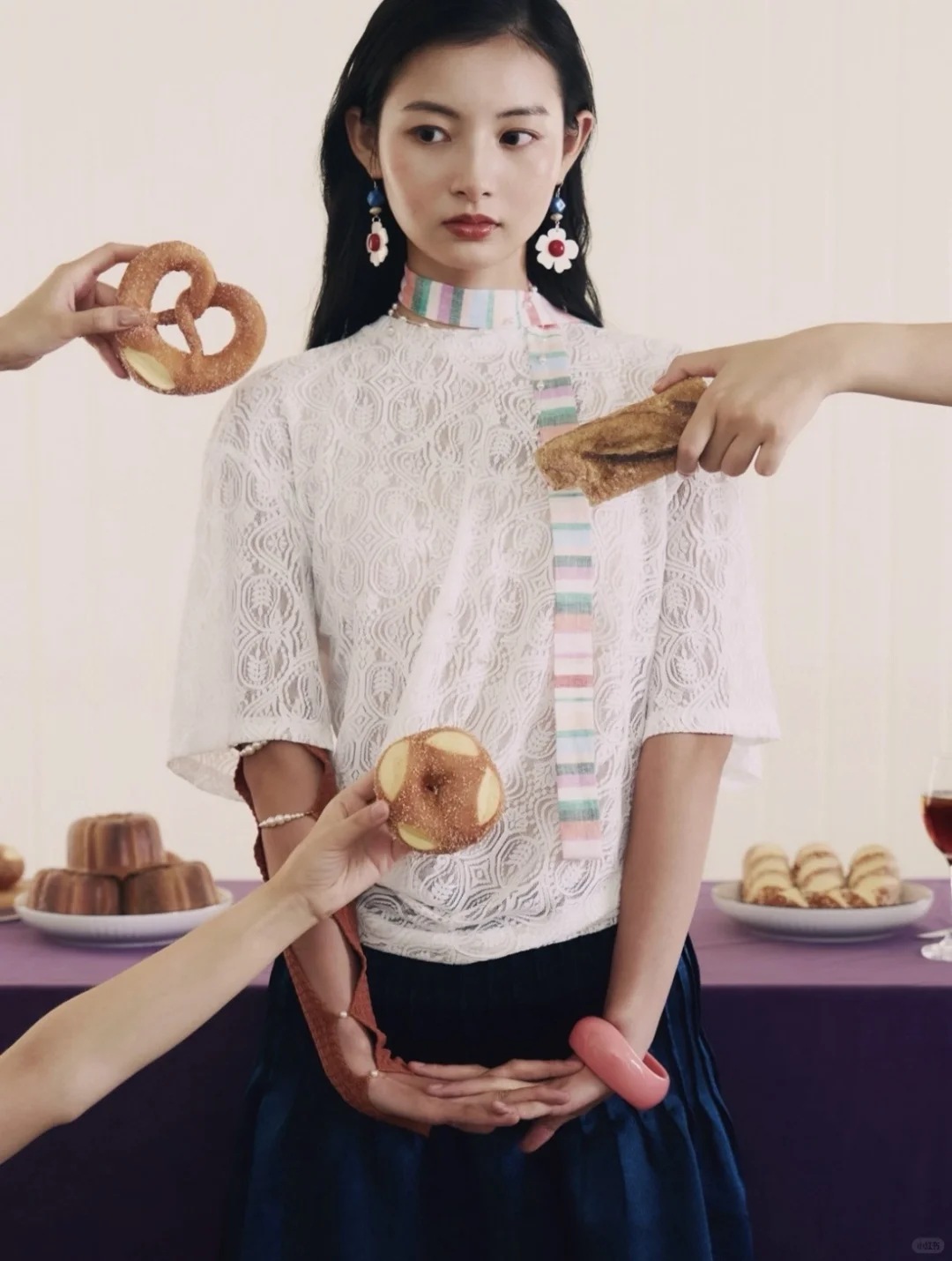 好喜欢这组复古甜美感💗