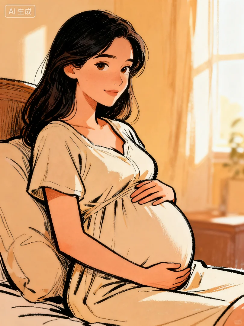 现代风女神怀孕壁纸