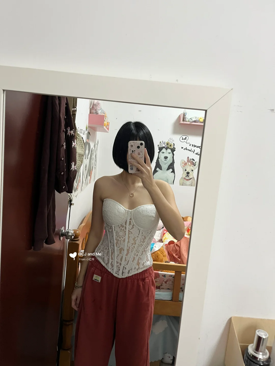 测评Lanyi——法式白蕾丝礼服上衣